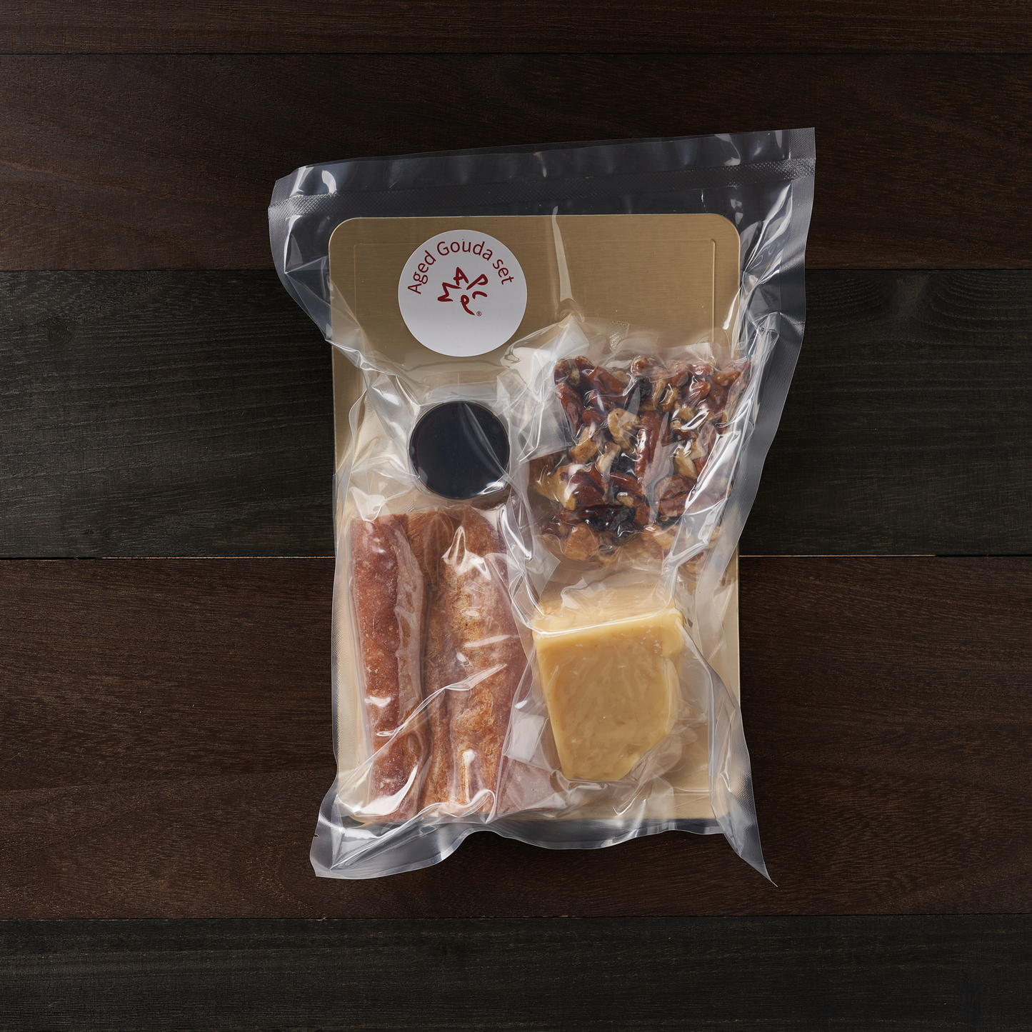 Aged gouda cheese set