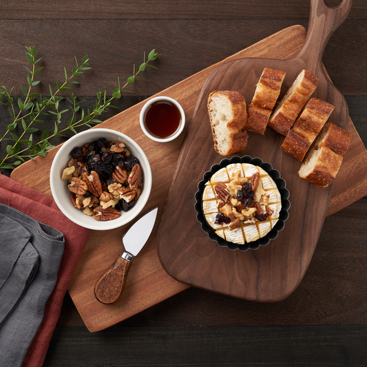 Baked camembert cheese set