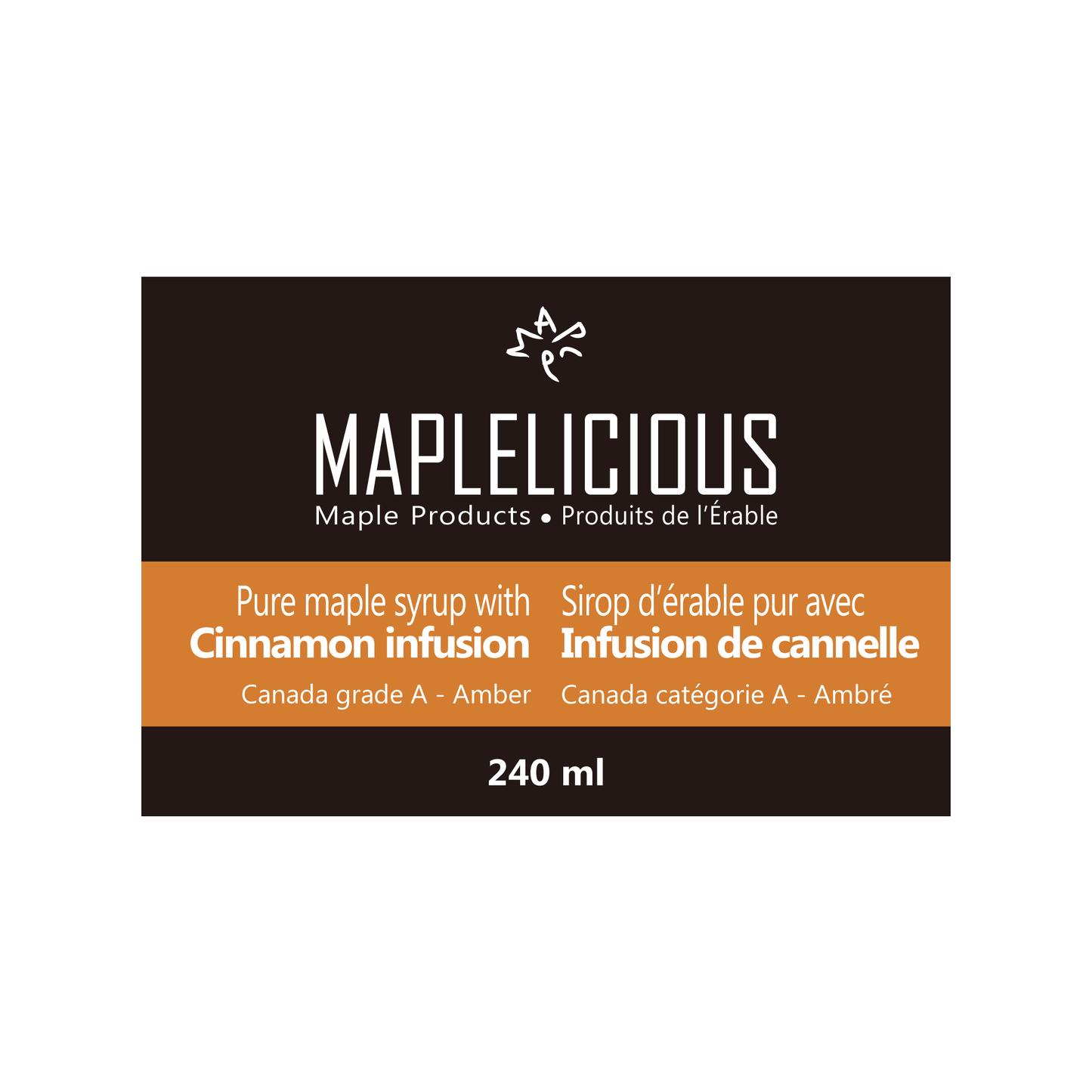 Cinnamon infused maple syrup