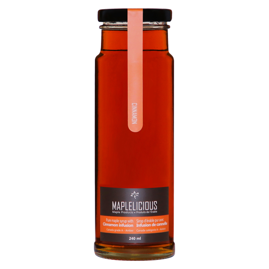 Cinnamon infused maple syrup