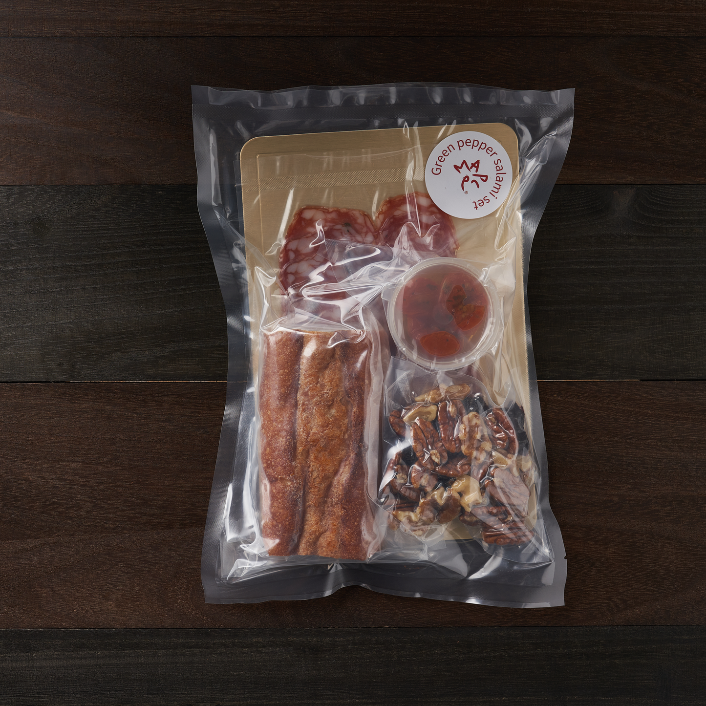 Green pepper salami set