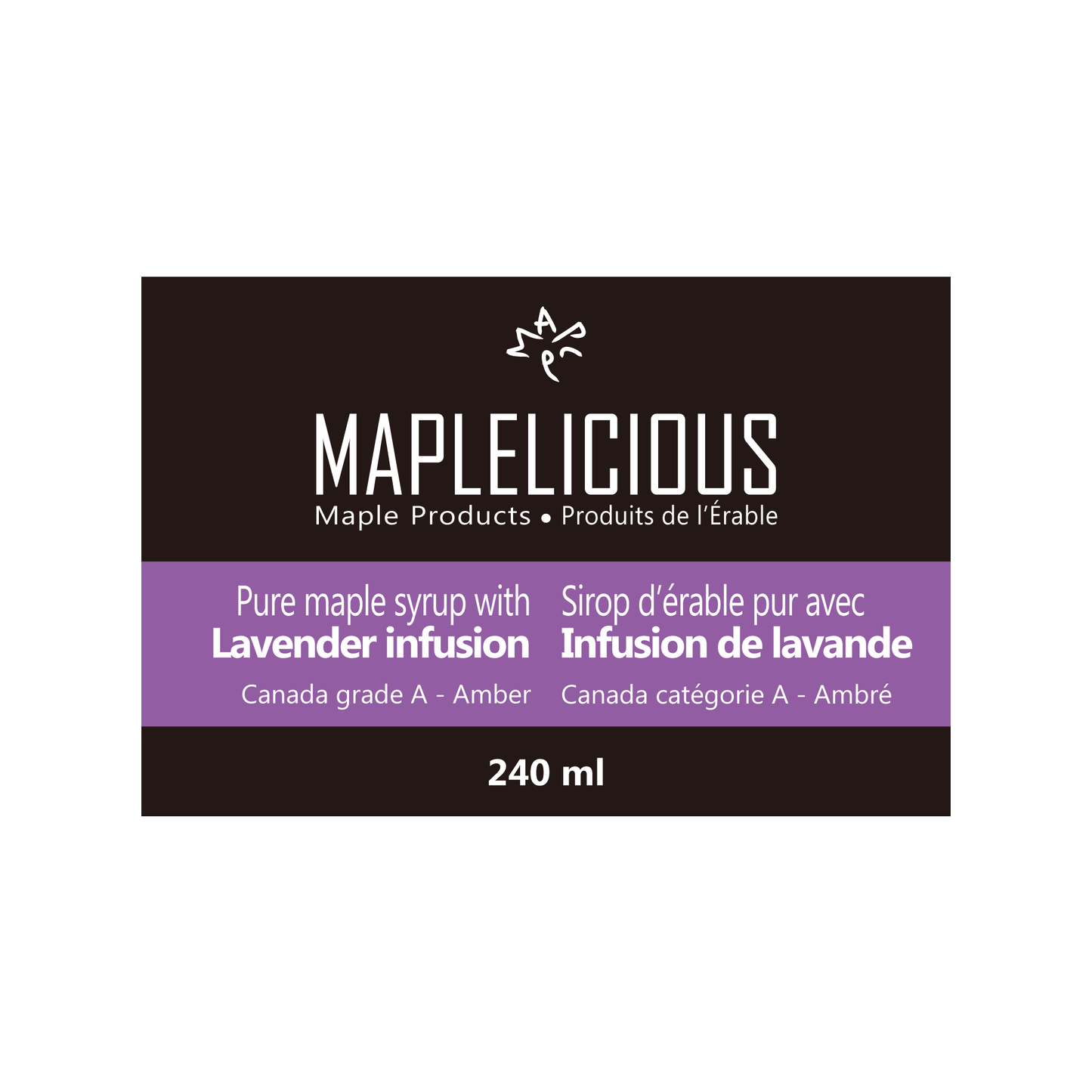 Lavender infused maple syrup