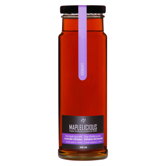 Lavender infused maple syrup